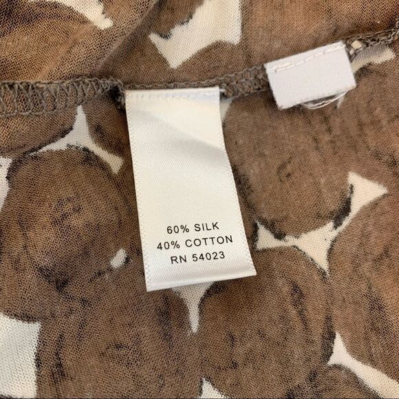 Banana Republic Scoop Neck Dress Size XS Charcoal Gray and Cream Color - Picture 8 of 10